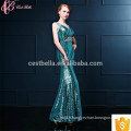 Chris Twinkling Beaded Mermaid Robe de soirée sans manches